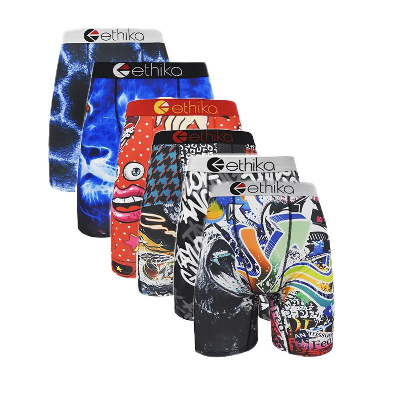 soft-men's-boxer-shorts-6-piece-comfortable-everyday-underwear-breathable-stretch-fit-polyester-s-xxxl-lightweight