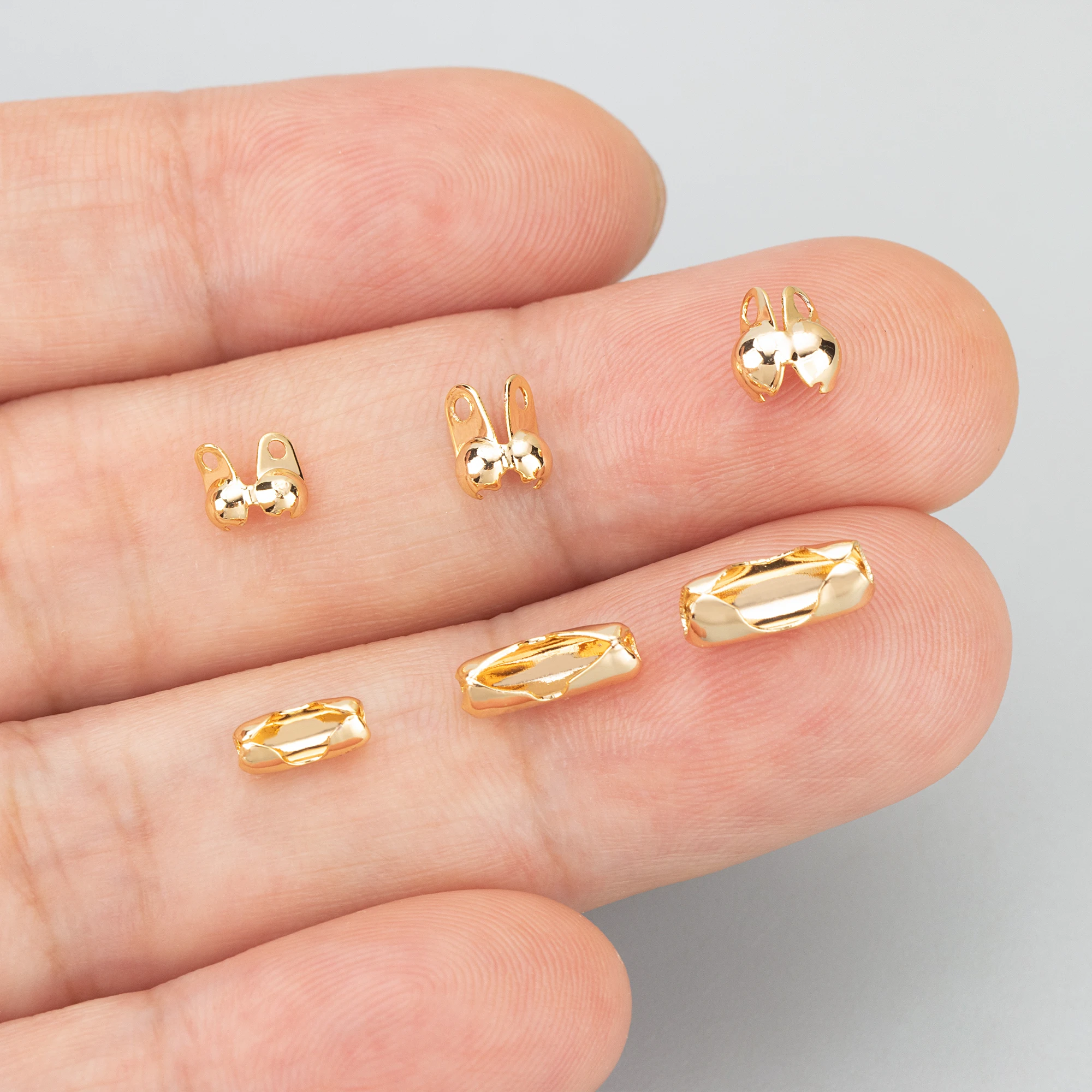 GUFEATHER MF25,jewelry accessories,18k gold rhodium plated,copper,nickel free,connect,bead chain buckle,jewelry making,20pcs/lot