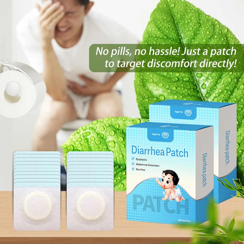 Baby Kids Children Diarrhea Patch 100% Chinese Herbal Stomach And Intestine Regulation Pain Relief for Diarrhea Pain