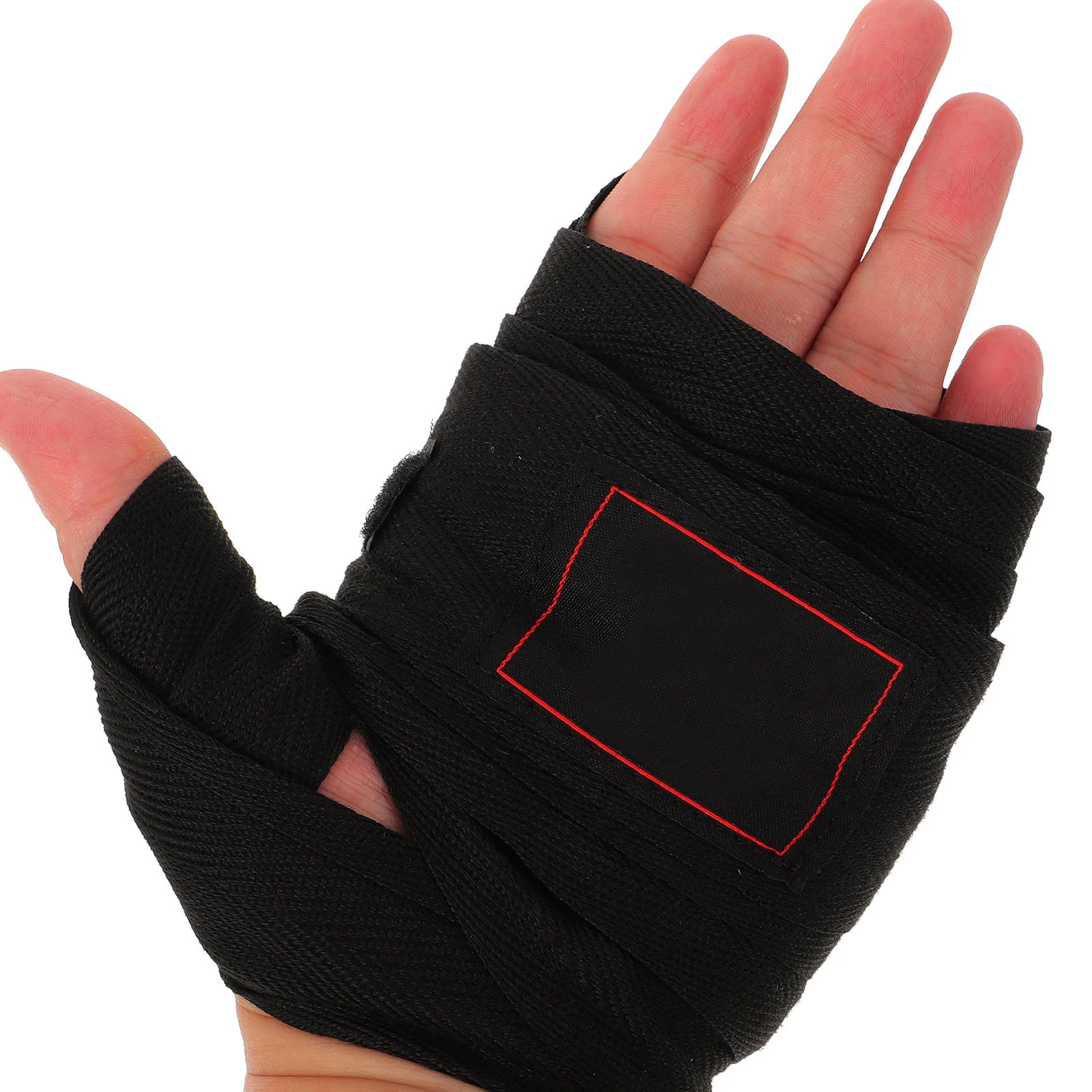 

Cotton Boxing 2 Rolls Black 3m Sweat Absorbing Durable Wrist Strap Wrap for Sports Fitness Gym Training Martial