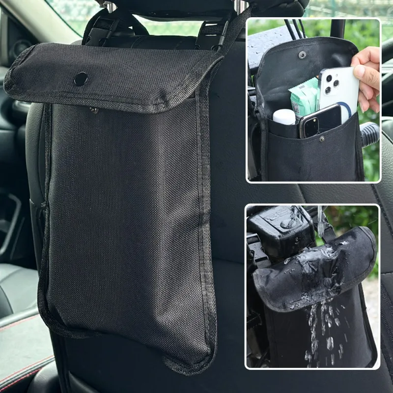 Car Seat Back Storage Bag Electromobile Bicycle Stroller Oxford Cloth Hanging Storage Bags Waterproof Wear Resistance Cloth Bag