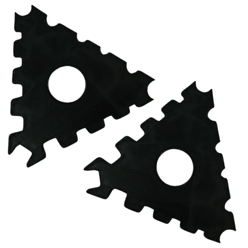 Ceramic Sculpting Tools 2 Pc Pottery Ribs Edge Shaper PLAs For Mug Bowl Plate Profiles Consistent Curves Beginner Experts Studio
