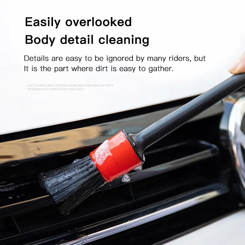 Car Wash Brush Detail Small Automotive Interior Cleaning Tools Air Conditioner Air Outlet Cleaning Brush