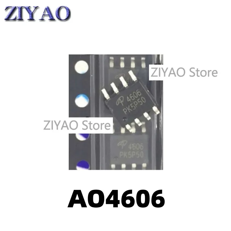5PCS AO4606 MT4606 SI4606 Common N+P Channel MOS Chip 8-pin SOP-8