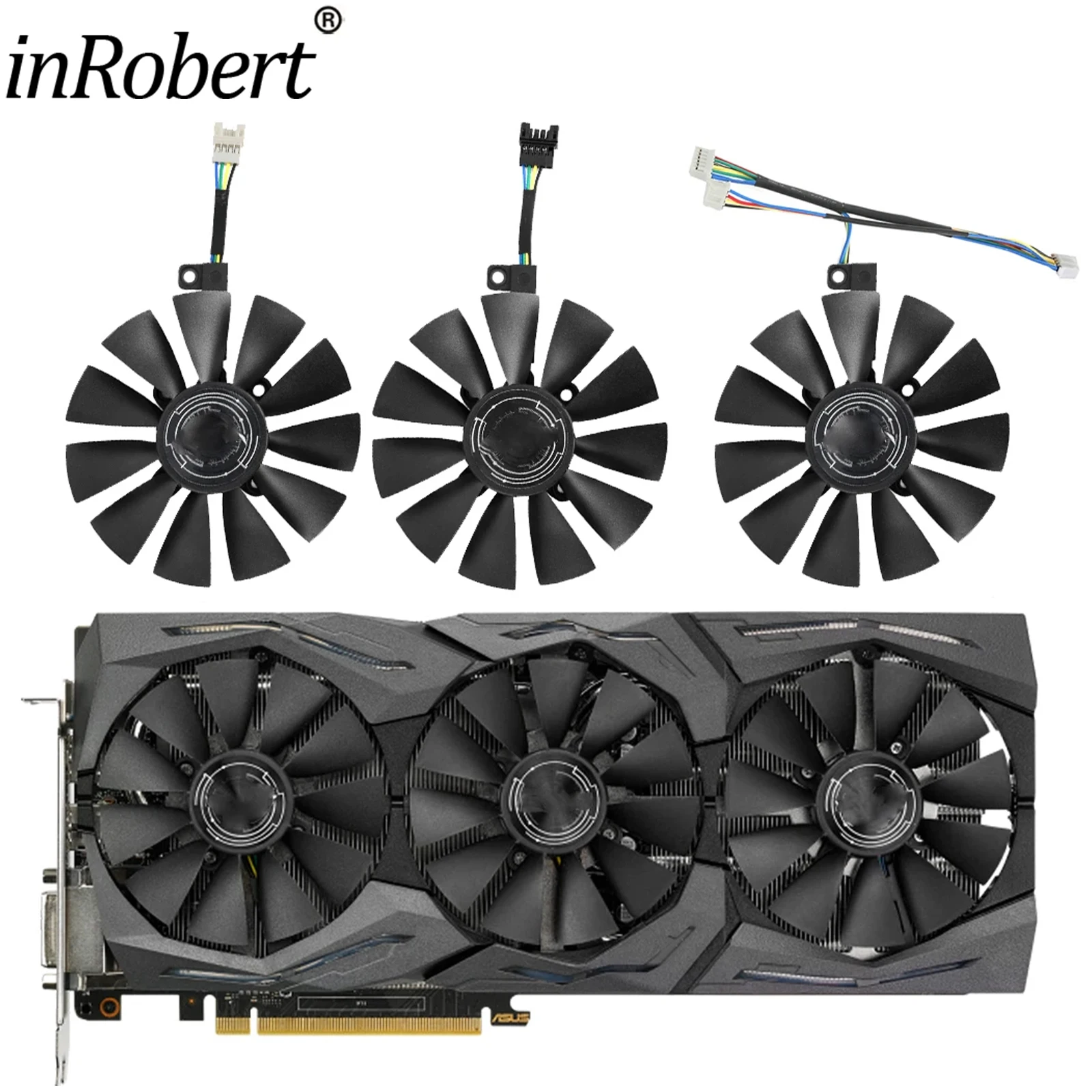 87MM FDC10U12S9-C FDC10H12S9-C For ASUS GTX 980 Ti R9 390X 390 GTX 1060 1070 1080 Ti RX 480 RX480 Graphics Card Cooling Fan