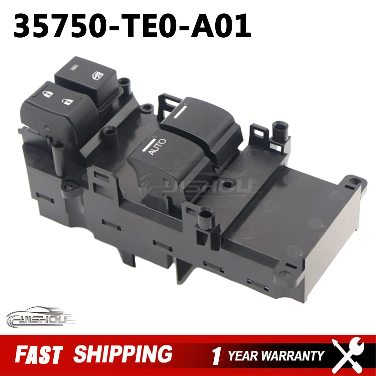 

35750-TE0-A01 Car Power Master Window Switch Fits For Honda Accord 2.4L 2008-2012 35750-TE0-A02 35750TE0A01 35750TE0A02 New