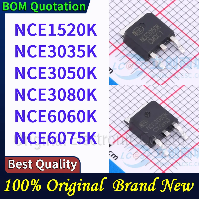 

10pcs/lot NCE1520K NCE3035K NCE3050K NCE3080K NCE6060K NCE6075K In stock Original High quality