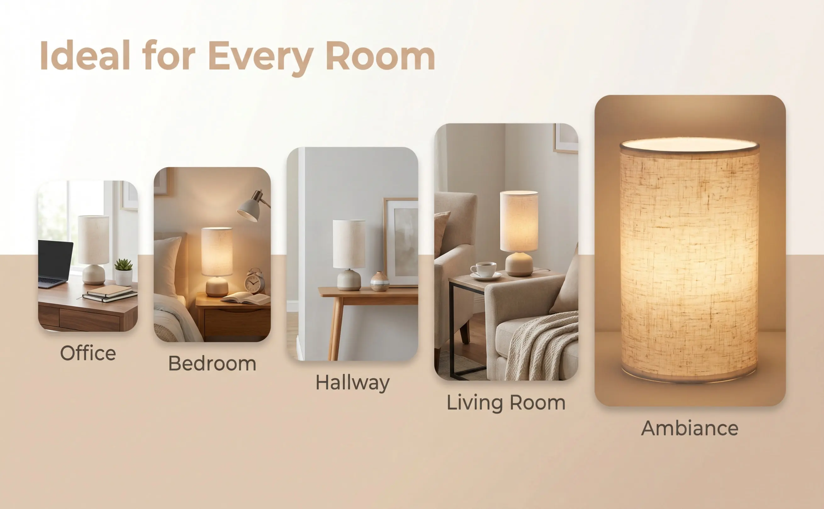 Small Cloth Lamp Shade Drum Style Replacement Lamp Cover for Indoor Wall Table Floor Lamps E27 Base 4Cm Hole Diameter Light