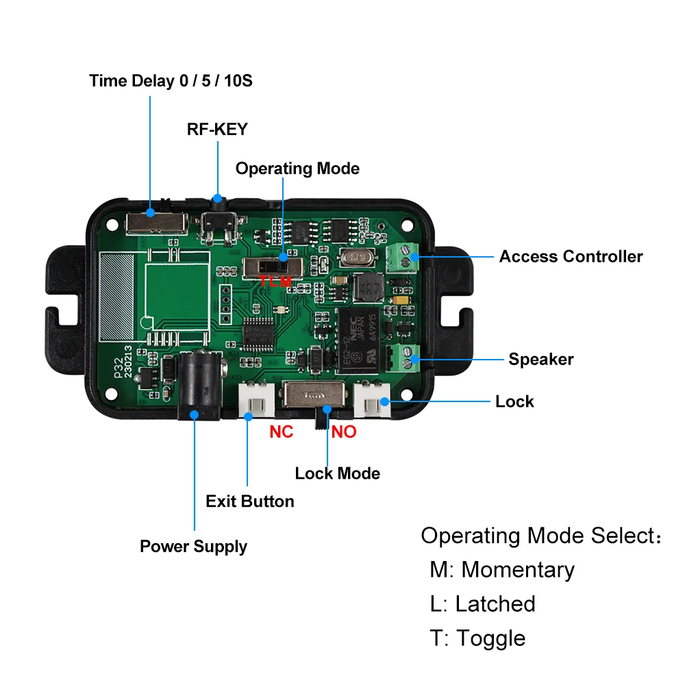 アクセス制御キット,ワイヤレスリモコン,電気ロック,dc12v,電磁,新しい2023