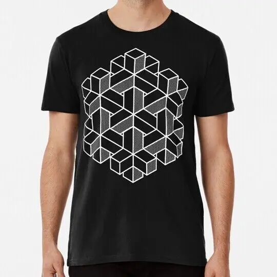 Impossible Shapes Hexagon S to 5XL Made in the USA T-Shirt