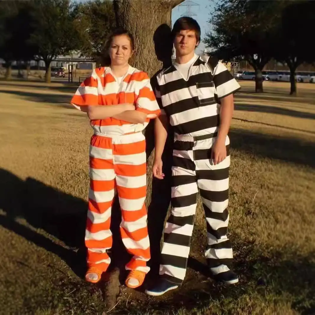 Fsia de Presidiário 2024 para Adultos, Traje t para loween, orme de Prisão Transfronteiriço, Fsia Étnic...