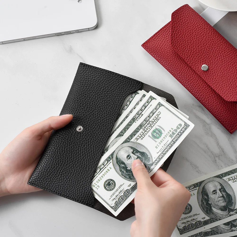 Men's Wallet Slim Design Large Capacity Long Bill Coin Money Holder for Checks Documents Storage Daily Commuting And Gifts
