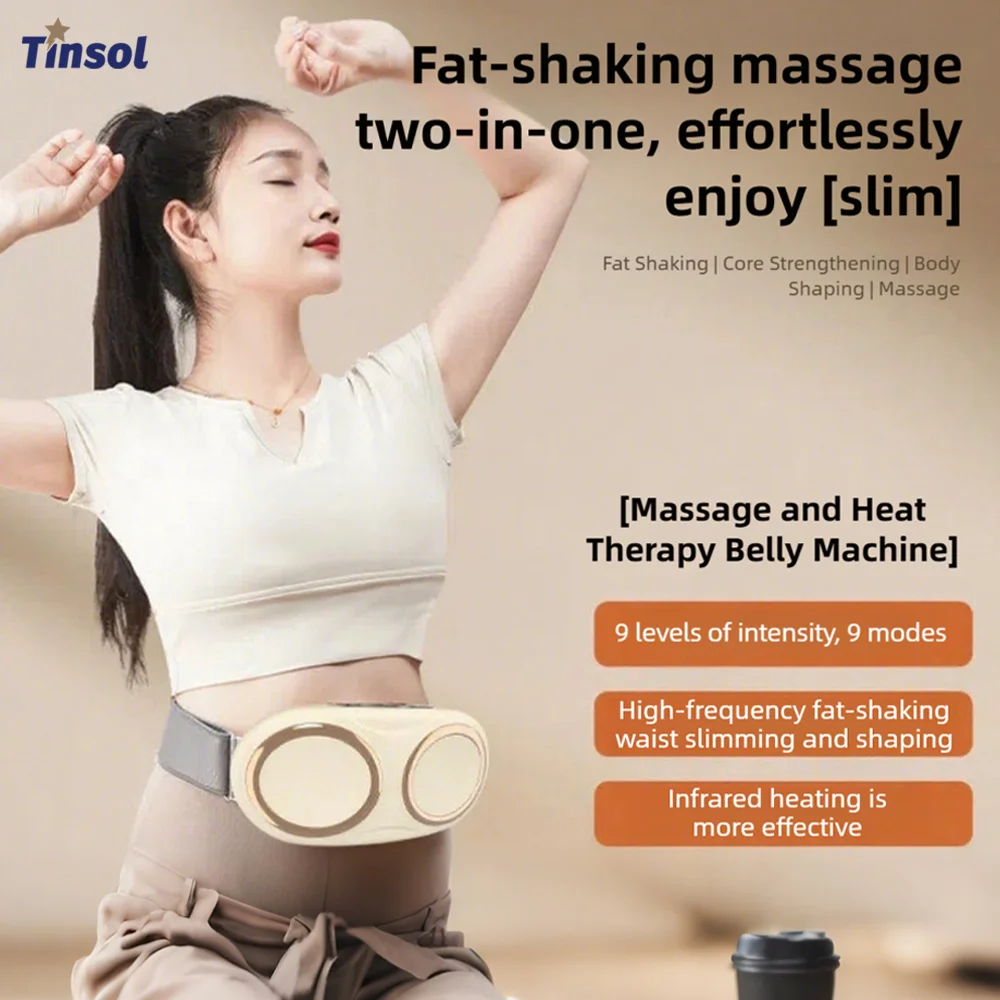 

Беспроводной массажер для брюшного пресса можно установить с таймером и использоваться в качестве устройства для сжигания жира для живота и бедер.