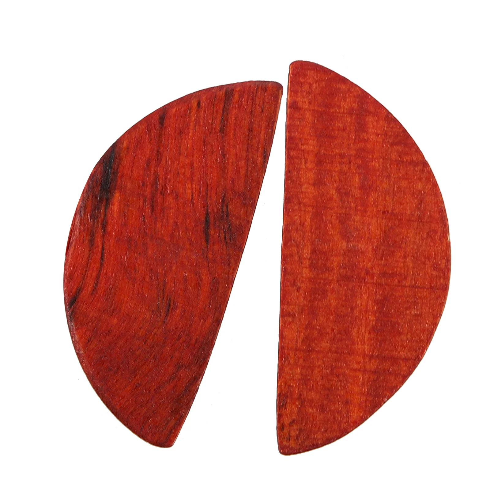 

2Pcs Taoist Divination Tool Cups Peach Wood Spiritual Home Decoration Divination Supplies Moon-Shape Cup