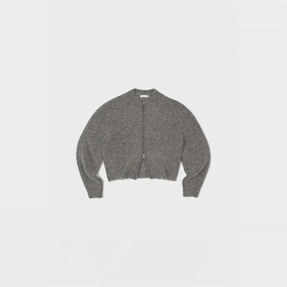  Lwclaic Alpaca Wool round Ne Knitted Open Cardigan Sweater Dongda Gate Unique Sle Women's Loose Fit Autumn Winter