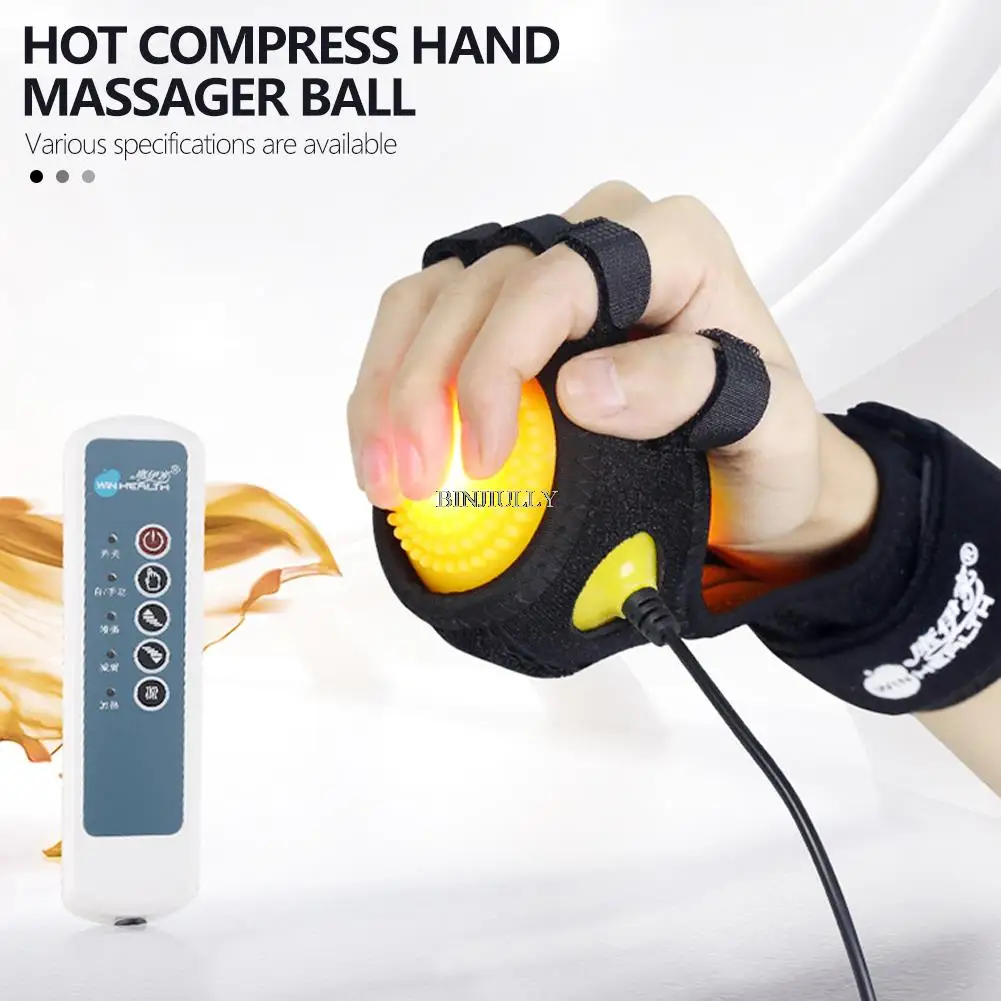 Anti-Spasticity Ball Fingers apart Hand Far Infrared Impairment Finger Orthosis Vibration massage Rehabilitation Exercise