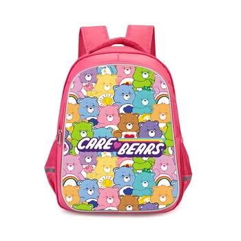 Cartoon Schattige C-Cares Beer Kind Rugzakken Meisjes Student Verjaardagscadeau Schooltassen Camping Duurzame Rugzak