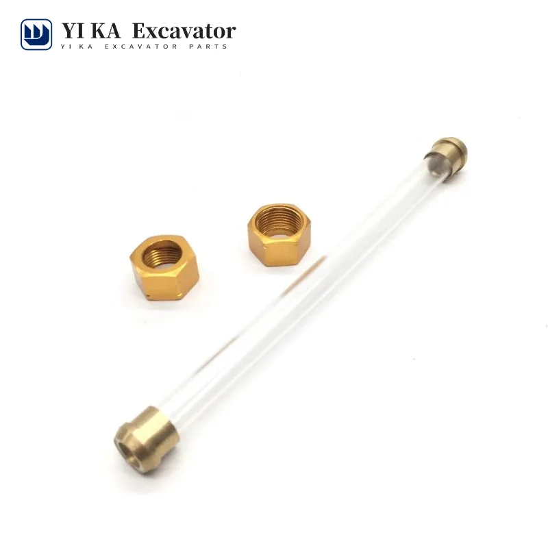 For Excavator accessories Komatsu 120-6 60-7 200 220 360-8 display tube pump oil dipstick hydraulic oil tank scale