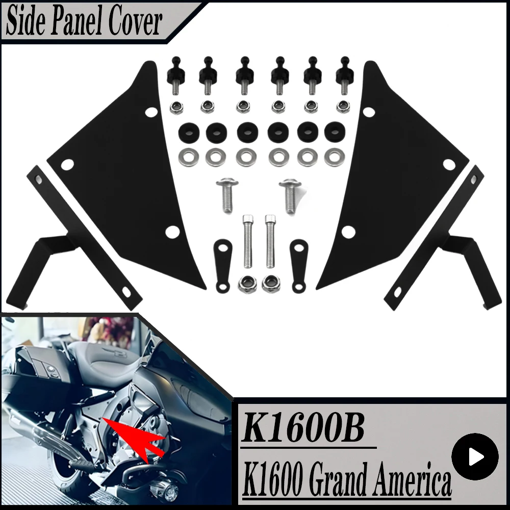 

Motorcycle Frame Side Panel Cover Fairing Cowl Plastic Plates Tank Trim For BMW K1600B 2017-2022 K1600 Grand America 2018-202
