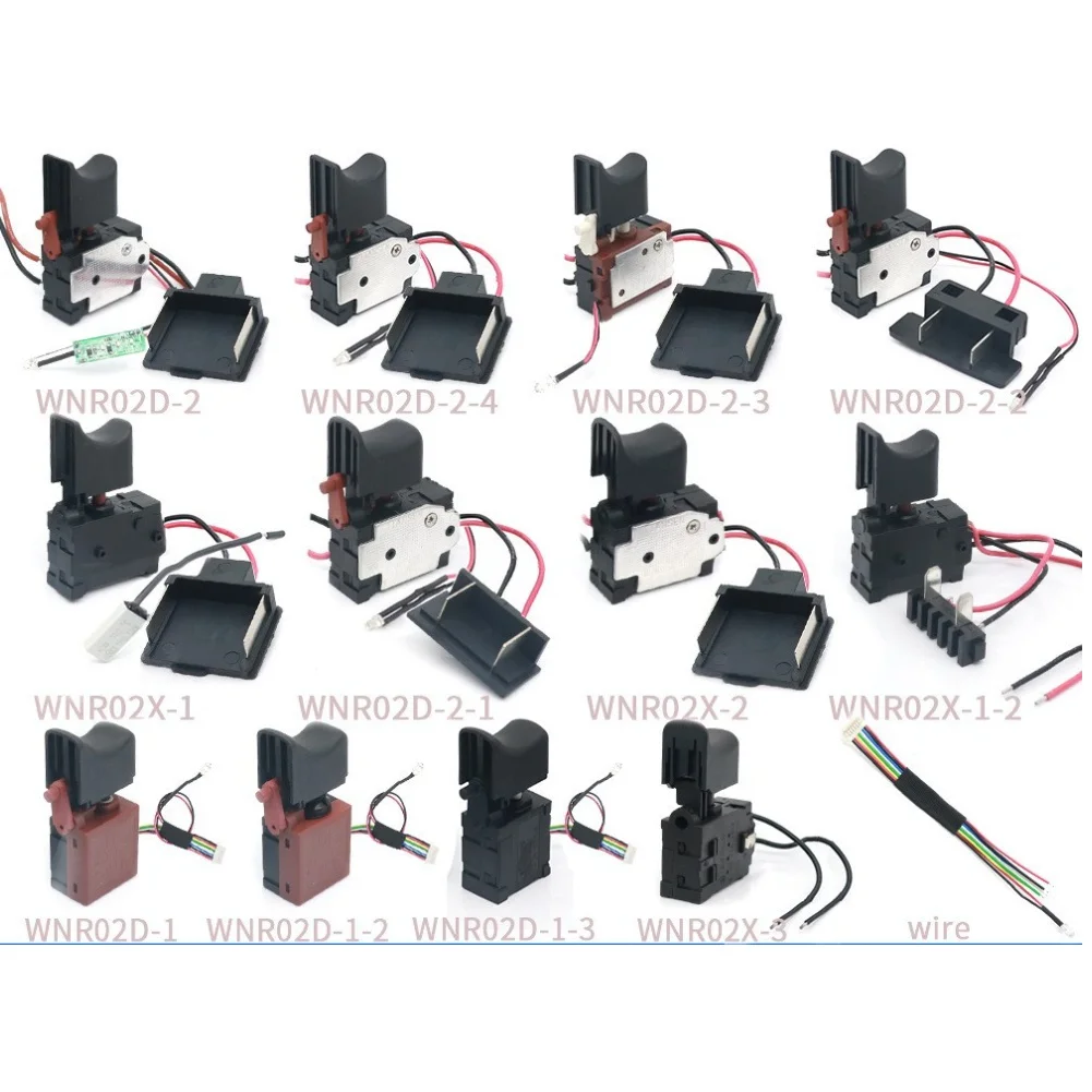 

Power Tool Drill Switch for Lithium Battery Drills Featuring Forward Reverse Motor Control and Wrench Compatibility