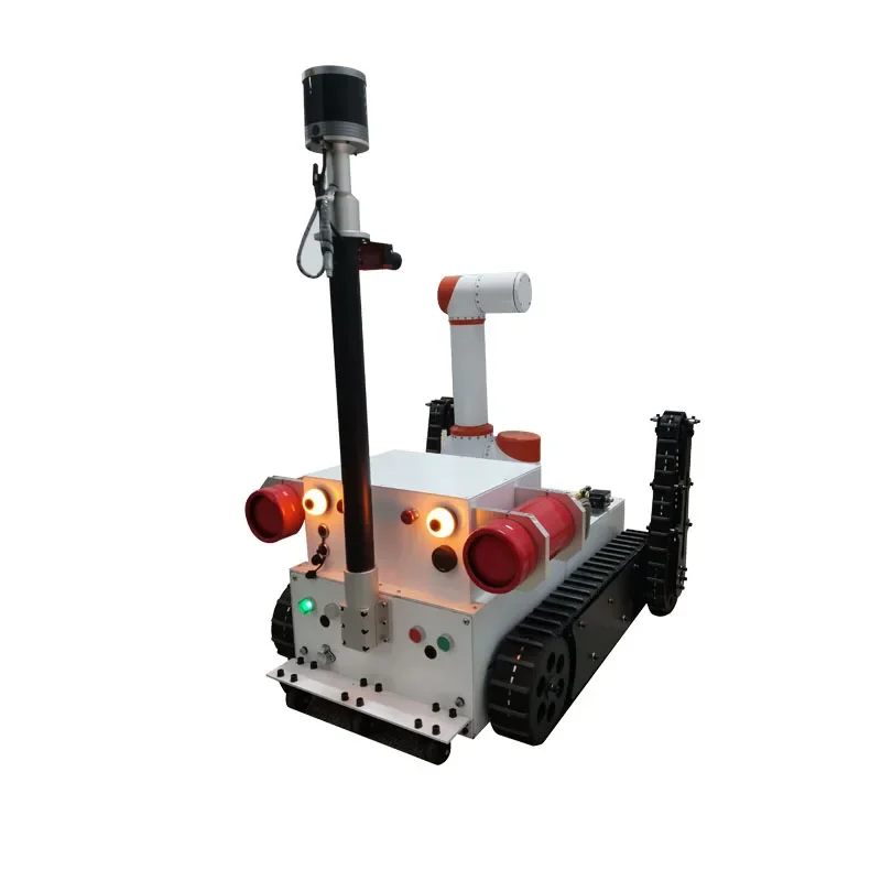 MDBOT 48V 40AH Warehouse Logistic Tracked Robots with Robotic Crawler Thin Arm System