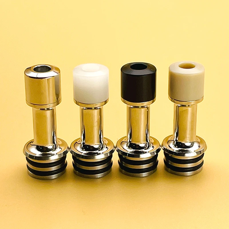 DSX Diplomat MTL RTA 탱크용 510 드립 팁 스테인리스 스틸 미러 광택 POM PEEK 소재 마우스피스, 루즈벨트 스타일