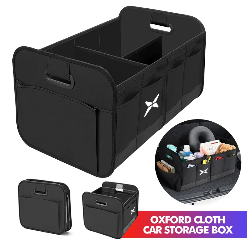 

Oxford Cloth Car Trunk Organizer Box Foldable Storage Bag For Xiaopeng 460 P5 P7 520 New G3 G9 G3i