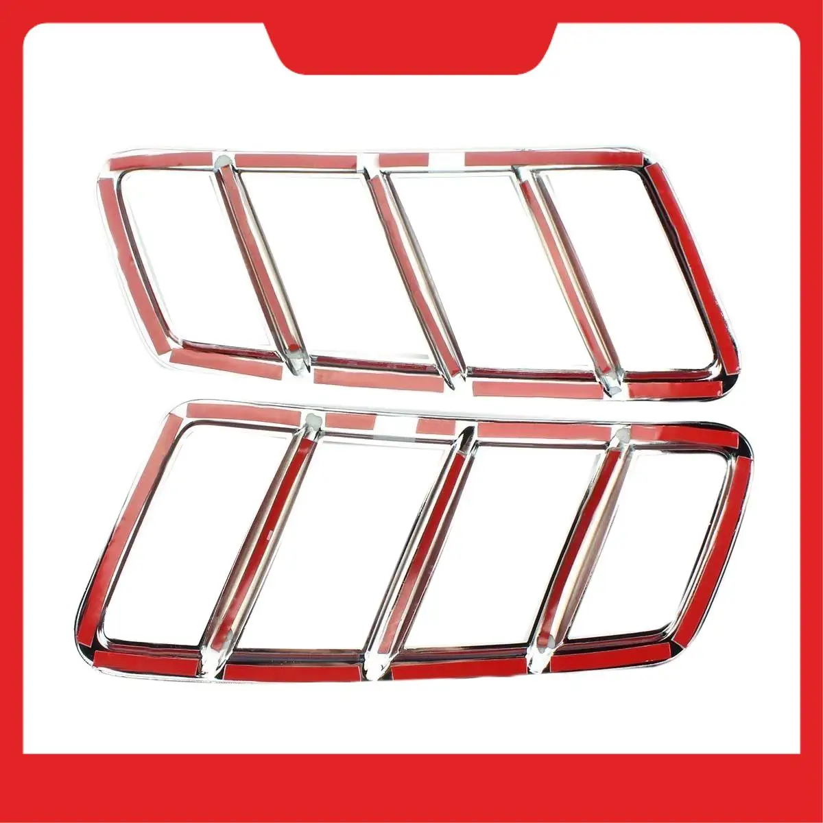 

Chrome Hood Air Vent Cover Trim For Mercedes-Benz ML W166 GL X166 GLE GLS