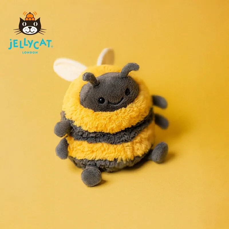 

Плюшевая игрушка Jellycat Albie Bee, мягкая игрушка-комфортер, кукла для детей, подарок на день рождения, Великобритания