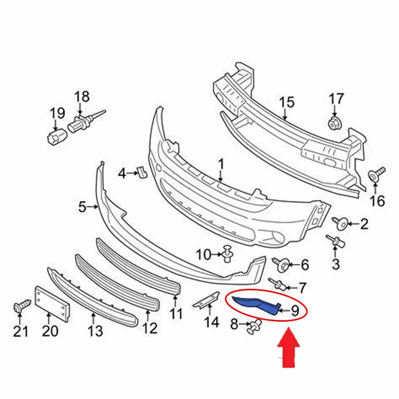 For Mini Cooper JCW Countryman Paceman R60 R61 2010-2016 Car Front Bumper Mudguard Splash Mud Flap Guard 51119802643 51119802644