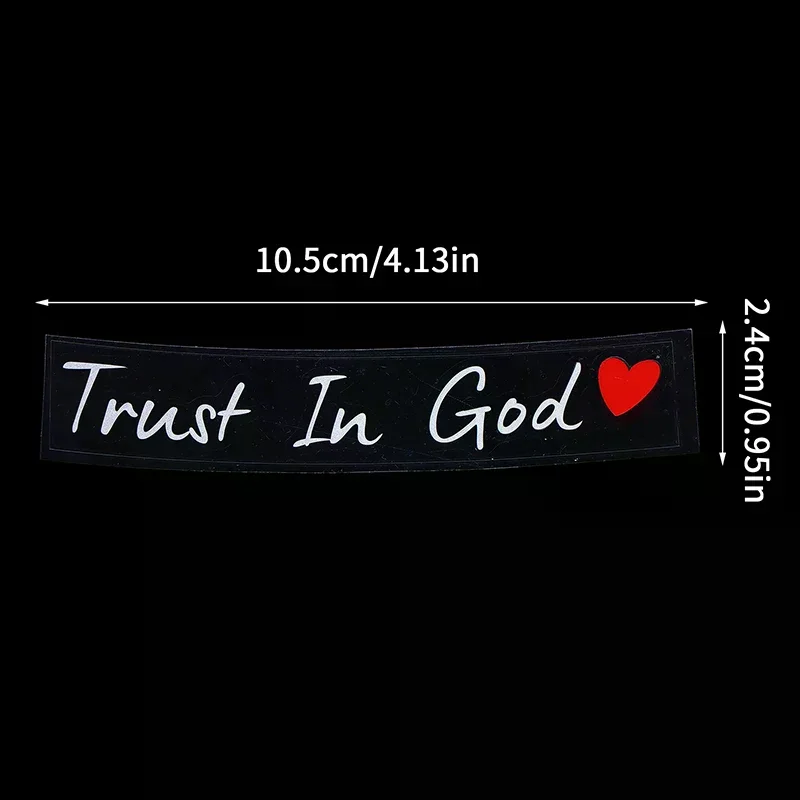 ملصق مرآة Trust in God Faith ملصق سيارة مسيحي لطيف من الفينيل للنساء ملصق سيارات ديني #5