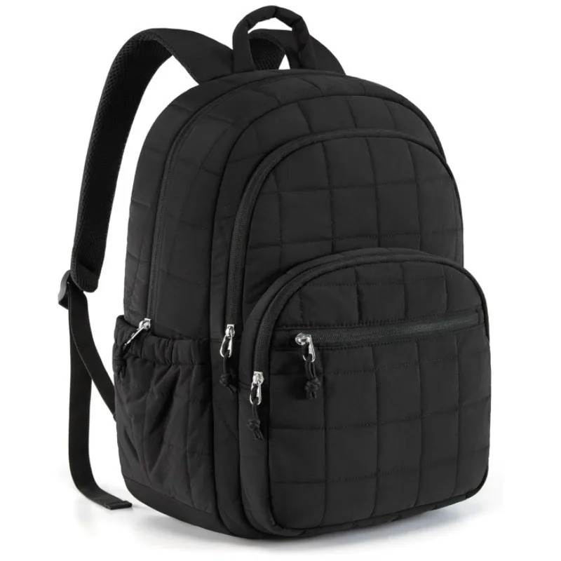 

Nesitu Fashion A4 Large Capacity 15.6'' Laptop Travel Men Women Backpack Schoolbag Waterproof Lightweight White Pink Black M402