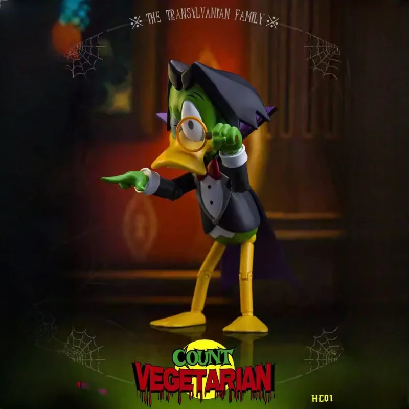 재고 있음 행복한 어린 시절 행복한 어린 시절 채식주의 자 얼 이상한 오리 피규어의 모험 실제 인형 컬렉션 선물