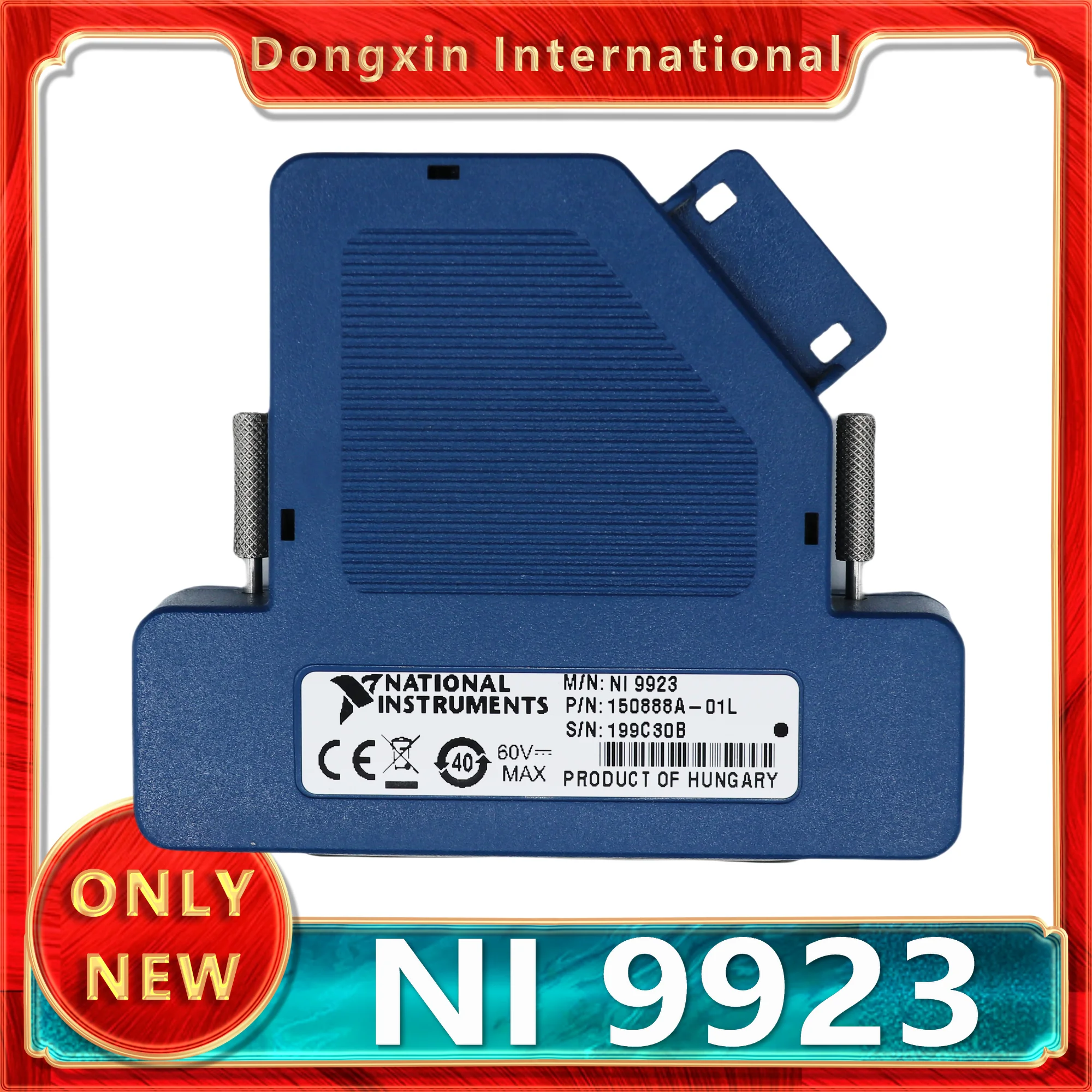 

US NI 9923 Front Mounting Screw Terminal Box for 37-pin D-SUB Module 781503-01