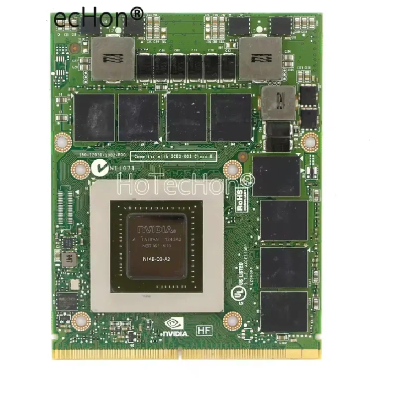 689281-001 / 665787-001 Genuine nVIDIA Quadro K4000M 4GB GDDR5 MXM Video Card N14E-Q3 for HP EliteBook 8770W Mobile WorkStation