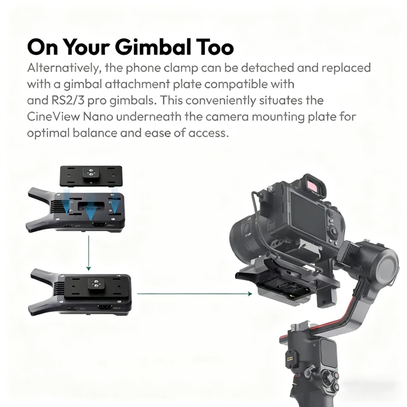 Cineview Nano, беспроводной видеопередатчик диапазона 150 м, задержка 60 мс, Wi-Fi 5 ГГц для устройств Android IOS, DSLR/RS2, камера