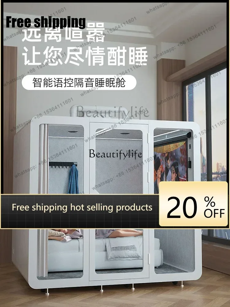 Best Sellers Soundproof Sleeping Compartment Home Sleeping Recording Studio Mobile Silent Cabin Piano Ktv Practice Room