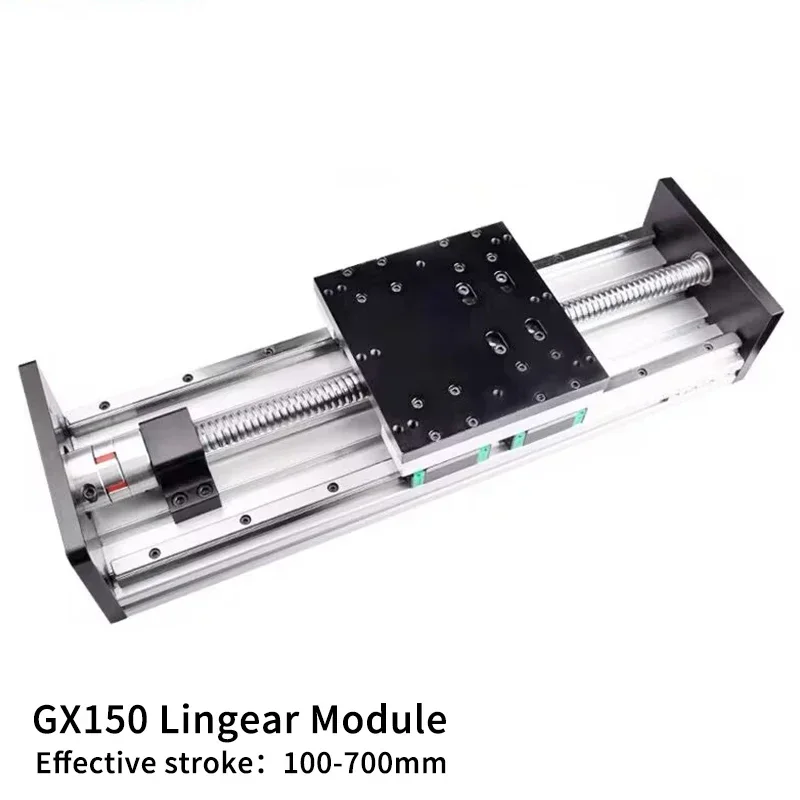 Z axis Motion Table CNC Sliding Stage Travel 100-2000mm HGR15 Linear Guides SFU1605 SFU1610 Ball Screw Support Step Servo Motor