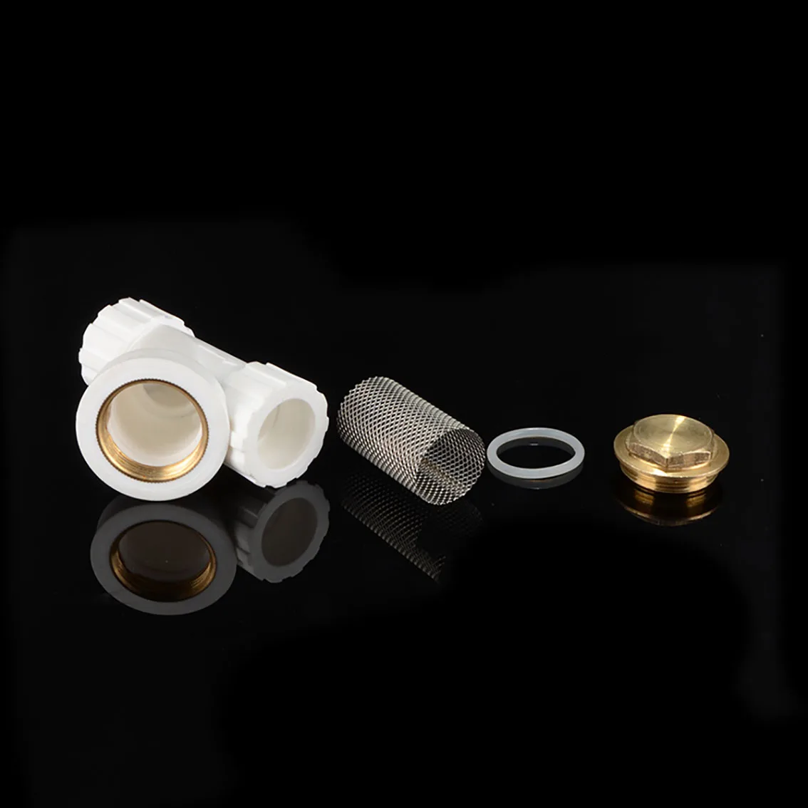Ppr-タイプフィルターコネクタ,ウォーターパイプ,アダプターアクセサリー,家庭用キッチンとバスルーム,1個,20mm, 25mm, 1/2インチ,3/4