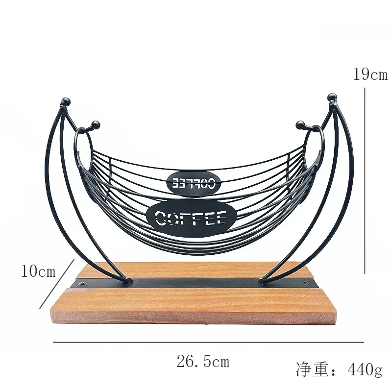 

Coffee Pod Holder Iron Metal Cup Shaped Coffee Capsule Storage Basket Organizer for Storing Stainless Mental Coffee Capsules