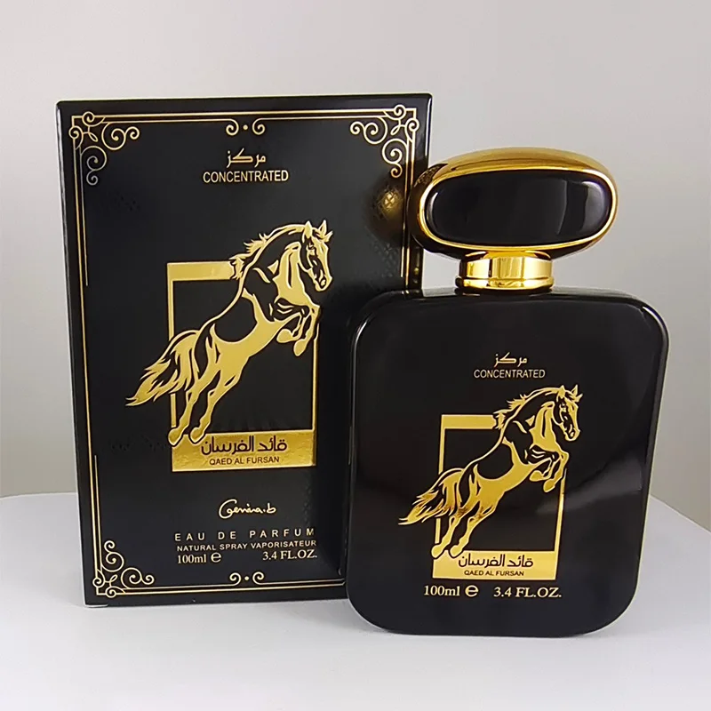 Men's Lasting Light Woody Perfume Dubai Arabian Original Brand Lavender Flower Spray Cologne Pheromone 100ml Eagle Horse Perfume