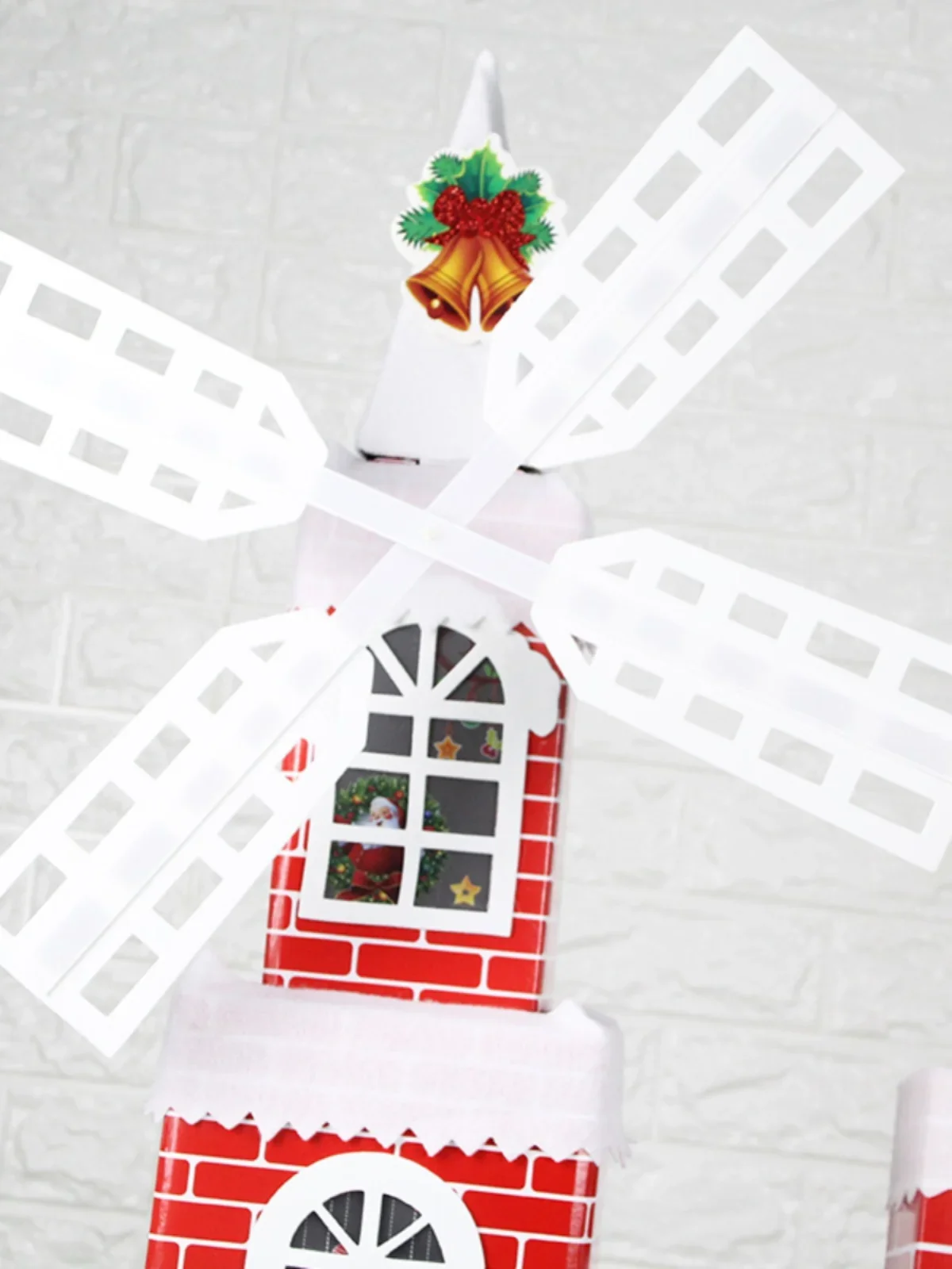 Christmas decorations Christmas snow house windmill set Kindergarten school shopping mall large scene layout