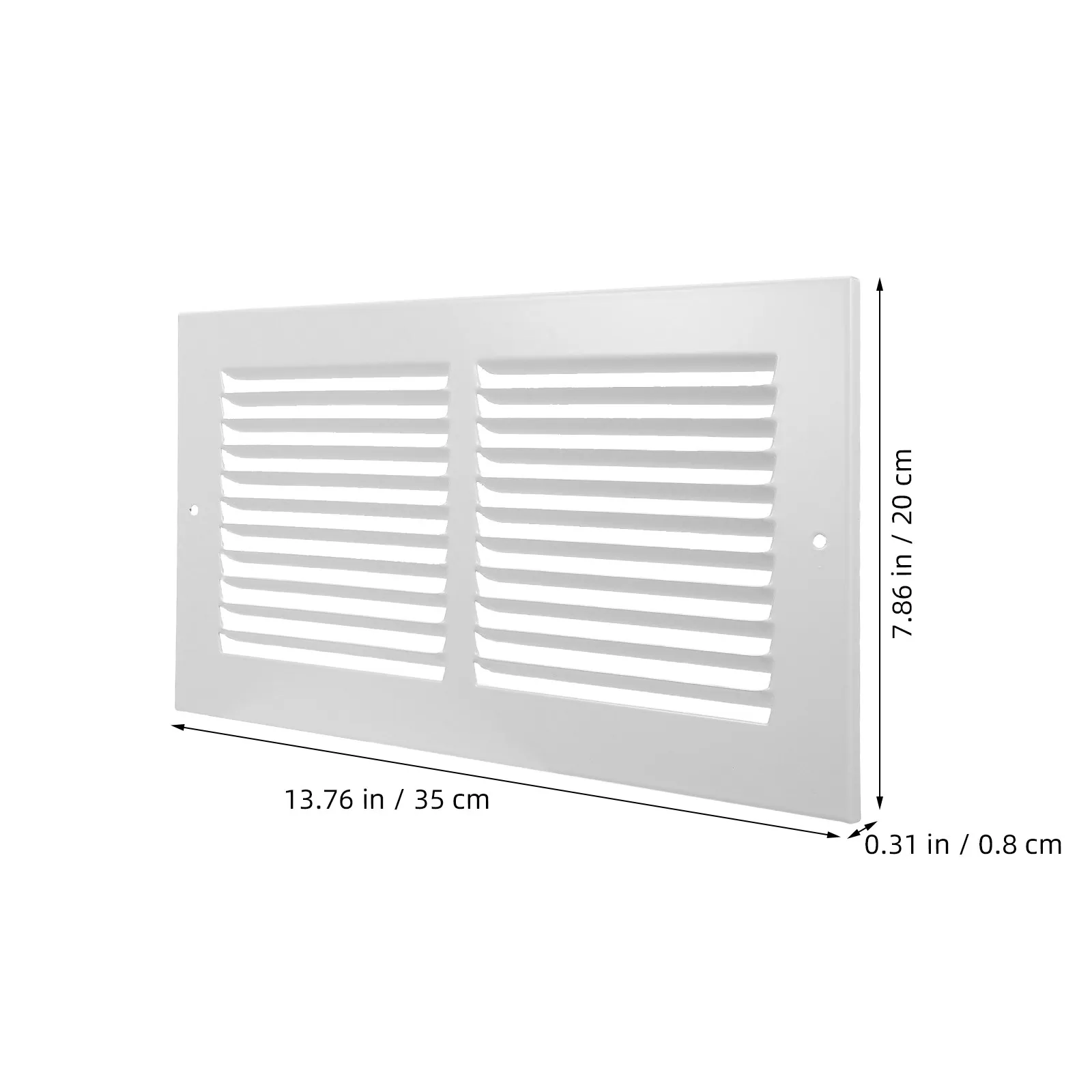 White Metal Vent Cover Decorative Return Air Grille Paintable Flush Mount Hvac Wall Ceiling Ventilation Grill 12x6 Ac Vent