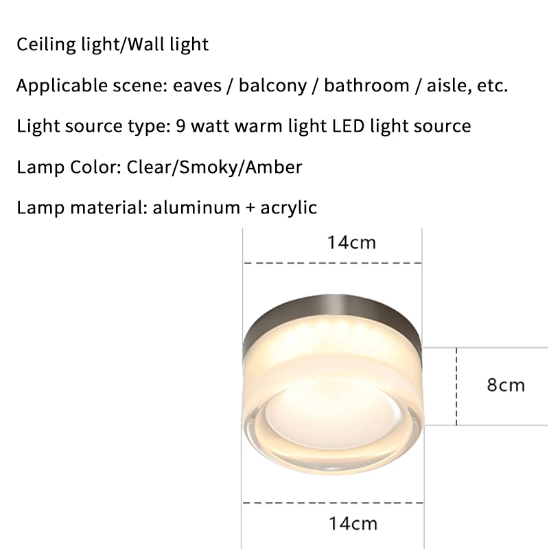 الجدار مصباح غرفة المعيشة للمنزل إضاءة ديكورية مصابيح الحائط الحديثة الاكريليك LED الممر غرفة نوم السرير الإنارة أضواء الجدار