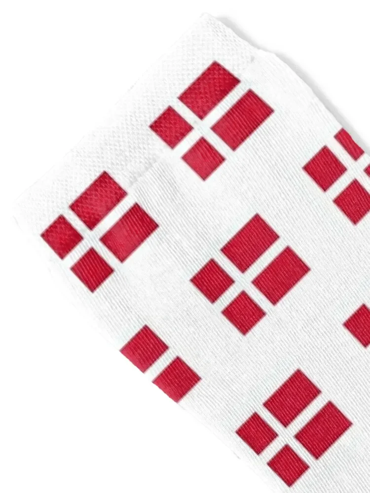 Flag of Denmark pattern version Socks christmas gift custom Woman Socks Men's