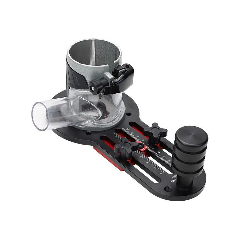 

Woodworking trimming machine, slotting positioner, board trimming and milling chamfering auxiliary tool