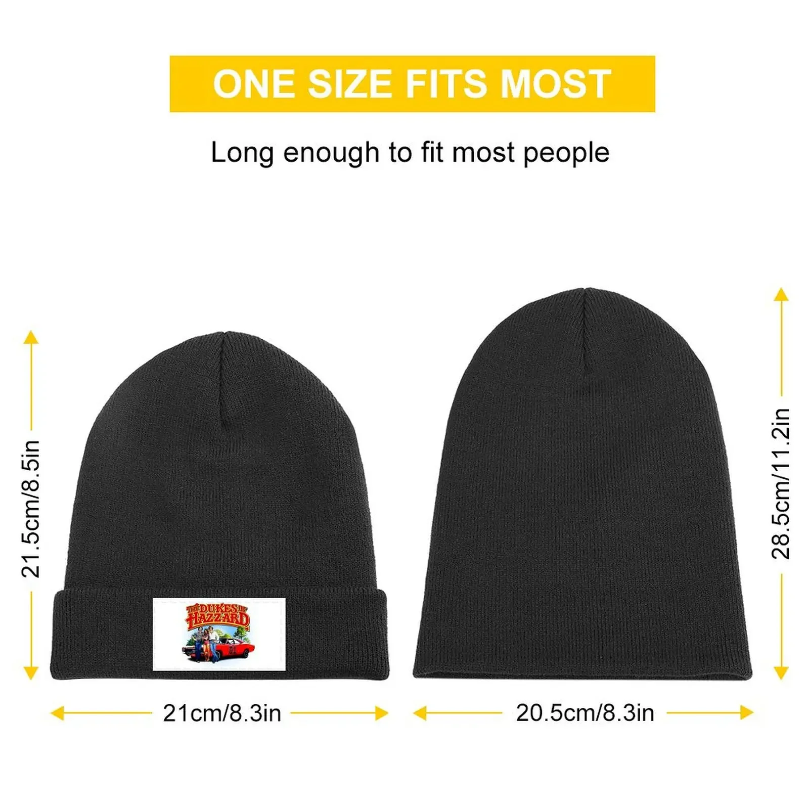 The Dukes of Hazard Knitted Cap Hood dad hat For Women Men's