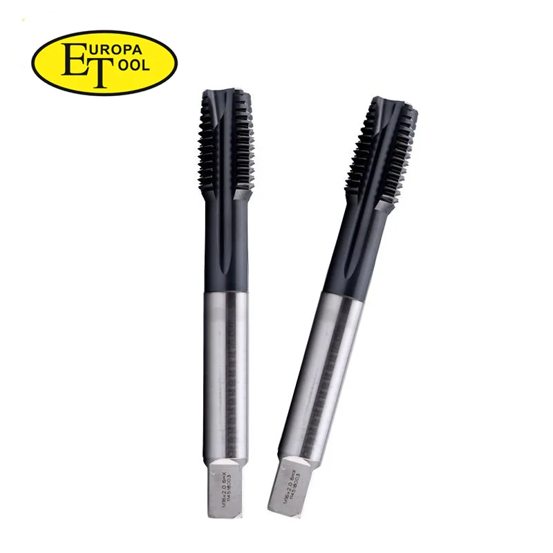 Imagem -04 - Torneira Canelada Espiral Padrão et Hss-ev Din Apontou m3 m4 m5 m6 m8 M10 M12 M14 M16 M18 Torneiras de Rosca 1pc