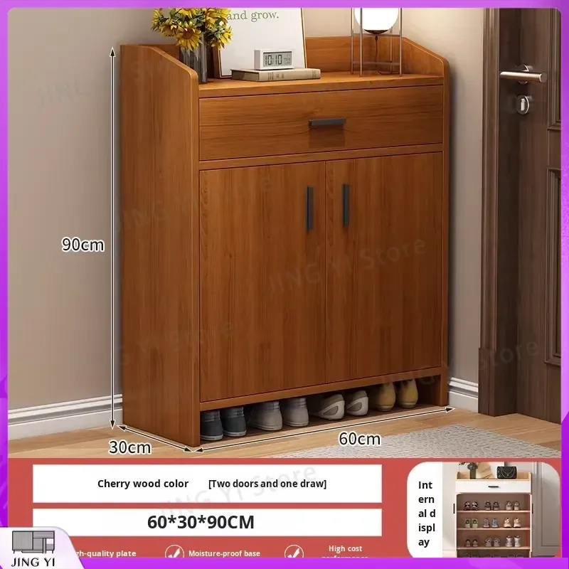 

Steel Shoe Cabinet Wall Mounted Entryway Storage Rack for Shoes Boots Heels with Adjustable Shelves Modern Minimalist