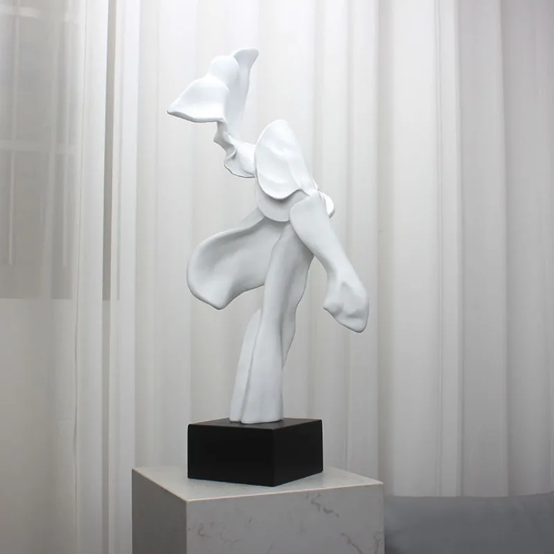 

Nordic Luxury Large Living Room Sculpture Modern Abstract Aesthetic Creative Statues Entrance Hall Bedroom Decoration Crafts